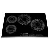 Gallery 30 in. Induction Modular Cooktop in Black with 4 Burner Elements, including Bridge Burner for Griddle