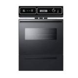 Shop Summit Appliance 24 in. Single Gas Wall Oven in Black
