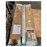 (10) 2 in. x 2 in. x 5 ft. Navajo White Metal Fence Post with Flange and Post Cap