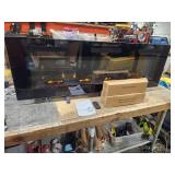 Sierra 60 in. Wall/Built-in Linear Electric Fireplace in Black