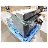 Professional 30 in. True Convection Electric Single Wall Oven with Air Fry and Self Clean in Black Stainless Steel