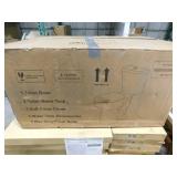 High Toilet 2-piece 0.8/1.28GPF Dual Flush Elongated 21 in. Toilet, in White Map Flush 1000g with Soft-Close Seat