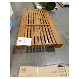 Wood Outdoor Patio Chaise Lounge