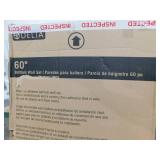 Pro-Series 60 in. W x 57 in. H Five Piece Glue Up Bathtub Surrounds in High Gloss White