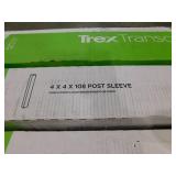 (11) Trex 4 in x 4 in x 9-ft Black Post Sleeve