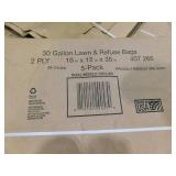 Pallet of 30 gallon Lawn and Refuse Bags