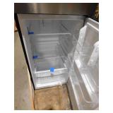 10.1 cu. ft. Top Freezer Refrigerator in Stainless Steel Look Garage Ready, Energy Star Certified