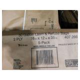 Pallet lot of 30 Gal. Paper Lawn and Leaf Bags