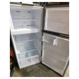 18 cf Top Freezer Refrigerator-Stainless Look-E*Star-Garage Ready