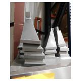 (10) Bonderized Steel Downspout Conductor Head with Drop