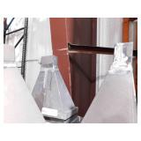 (10) Bonderized Steel Downspout Conductor Head with Drop