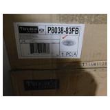 (10) Progress Lighting 6-in White Flat Glass Recessed Light Trim