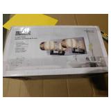 Decor Living - Sash Collection 2-Light Chrome Wall Vanity Light