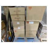 (14) LBL Lighting Perret 14 in. W 20-Watt Satin Nickel Dimmable LED FM1042SCLED930