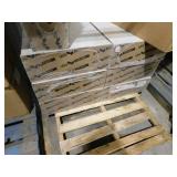 (7) 2 ft. x 2 ft. Radar Basic White Square Edge Lay-In Ceiling Tile, 112 tiles