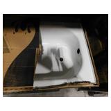 Aloha 60 in. x 30 in. Alcove Soaking Bathtub with Left Drain in White