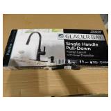 Paulina Single-Handle Pull-Down Sprayer Kitchen Faucet with TurboSpray, FastMount, in Matte Black