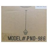 (2) Trans Globe Lighting Tenaya 1-Light Dark Bronze Pendant PND-986