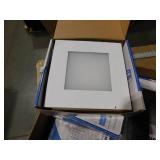 (11) 6 in. Square 5000K Remodel IC-Rated Recessed Integrated LED Edge Lit Downlight Kit