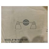 (2) World Imports 2-Light Chrome Bath Sconce WI802608