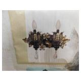 Yosemite Home Decor Splendido Oxido w/Gold Highlight Vanity Light SPJ802