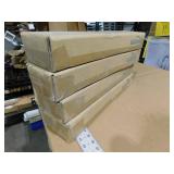 (4) Center Stage 18 in. 3-Light Chrome Traditional Wall Dressing Room Hollywood Bathroom Vanity Bar Light