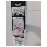 29-3/4 in. x 55-1/2 in. x 1/4 in. (6mm) Frameless Sliding Bathtub Door Glass Panels in Ingot (For 50-60 in. Doors)