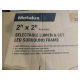 (4) 2 x 2 ft. Selectable 4500/3200/2000 Lumens, Integrated LED, Surround Architectural Slim Frame Panel, 4-Selectable CCT