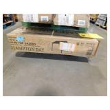 Shop Hampton Bay Providence Place 11 ft. W x 10 ft. D Brown Hard Top Gazebo