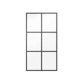29-3/4 in. x 55-1/2 in. x 1/4 in. (6mm) Frameless Sliding Bathtub Door Glass Panels in Ingot (For 50-60 in. Doors)
