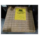 Shop bali & pari Oxford 23.6 in. Natural Brown Square Rattan Wicker End Table