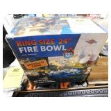 24 in. Outdoor Propane Portable Gas Black Fire Pit with Cover and Carry Kit 58,000 BTU
