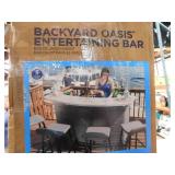 Backyard Oasis Resin Plastic Outdoor Bar