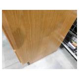 Hampton 24 in. W x 24 in. D x 34.5 in. H Assembled 3-Drawer Base Kitchen Cabinet in Medium Oak