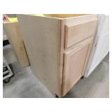Recessed Panel 18 in. W x 24 in. D x 34.5 in. H Assembled Base Kitchen Cabinet in Unfinished