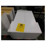 Lot of Three--Designer Series Melvern 36 in. W x 15 in. D x 24 in. H Assembled Shaker Deep Wall Bridge Kitchen Cabinet in White