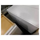 Lot of Three--Designer Series Melvern 36 in. W x 15 in. D x 24 in. H Assembled Shaker Deep Wall Bridge Kitchen Cabinet in White