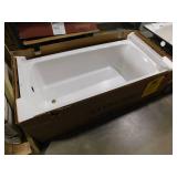 60 in. x 30 in. Soaking Bathtub with Right Drain in White