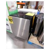 24 in. W 4.8 cu. ft. Freezerless Mini Refrigerator in Stainless Steel Counter Depth