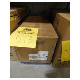 36 in. 900 CFM Ductless Convertible Insert Range Hood in Stainless Steel and Black Glass with LED Lights