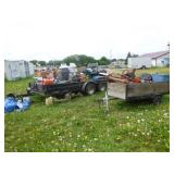 1982 Homemade Trail with Garden Trailer and All Contents