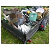 1982 Homemade Trail with Garden Trailer and All Contents