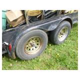 1982 Homemade Trail with Garden Trailer and All Contents