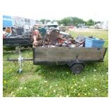 1982 Homemade Trail with Garden Trailer and All Contents