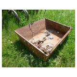 Metal Bucket with Heavy Duty Chain