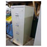 Fire King 25 4-Drawer Fire Proof File Cabinet