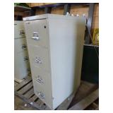Fire King 25 4-Drawer Fire Proof File Cabinet