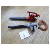 2 Electric Leaf Blowers