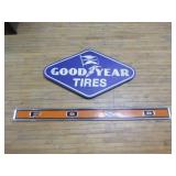 Good Year Tires and Ford Emblem