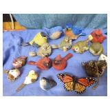 Birds and Butterflies Figurines